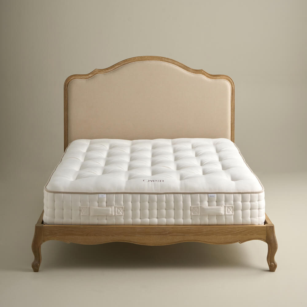 Sienna Beau Linen Bed, Weathered Oak / Natural, King